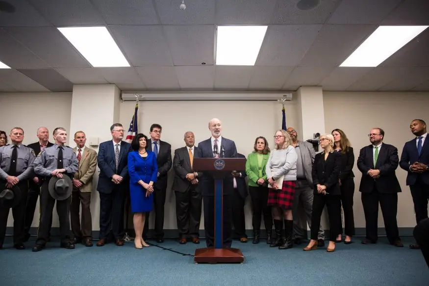 PA Governor Announcing the Clean Slate Law Taking Effect in 2019
